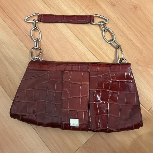 Red leather KOOBA shoulder bag - Picture 2 of 5